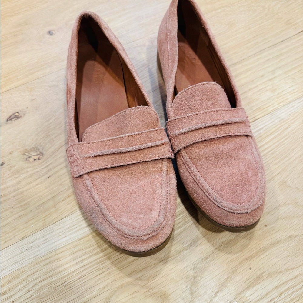 Target Suede Loafers - Blush